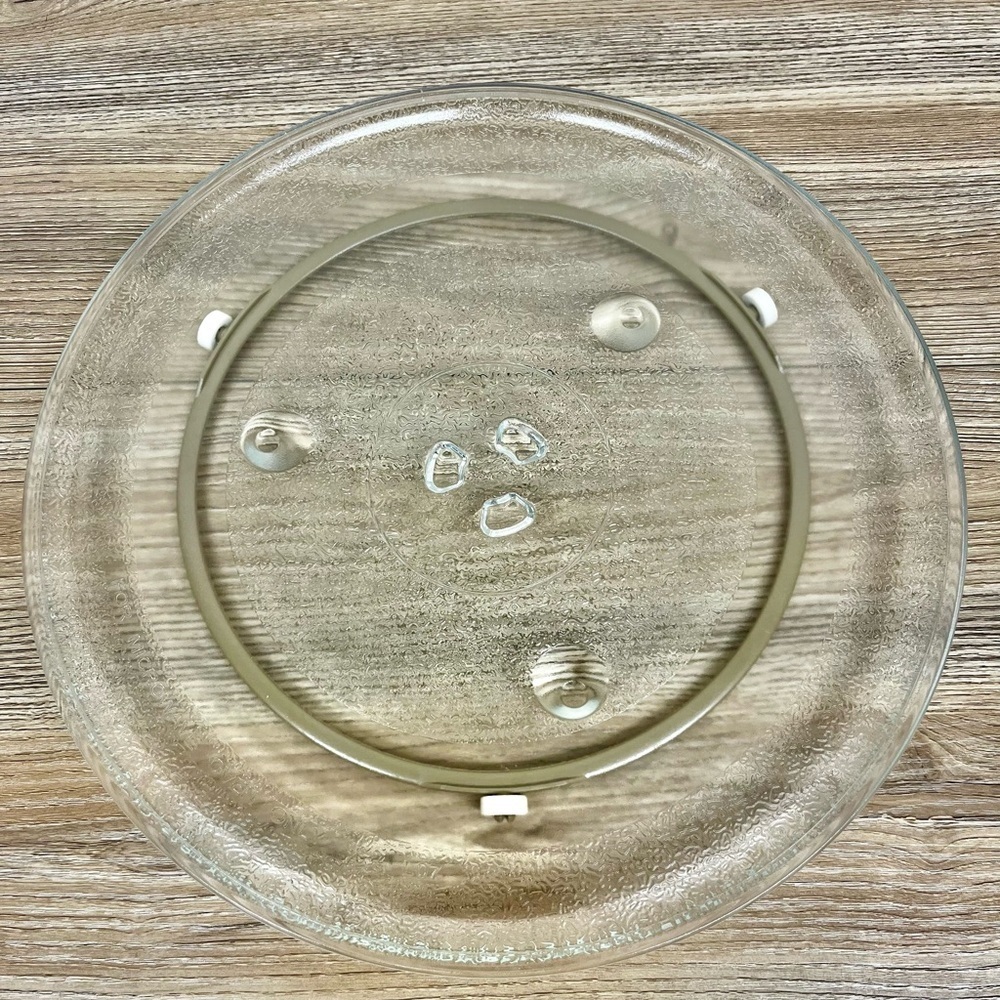 12.5-inch Glass Turntable Tray w/Turntable Ring from GE Microwave